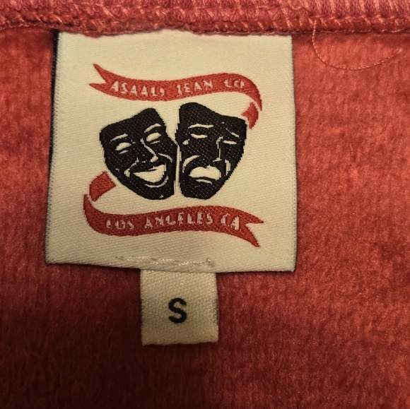 Asaali Jean Set Sweat/Pants Women's Color Pink/Black Size Small - Picture 16 of 16